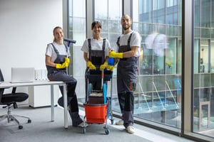 what does a commercial cleaner do